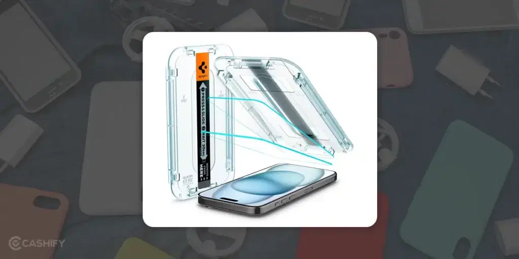 Spigen EZ Fit Tempered Glass Screen Protector for iPhone 15
