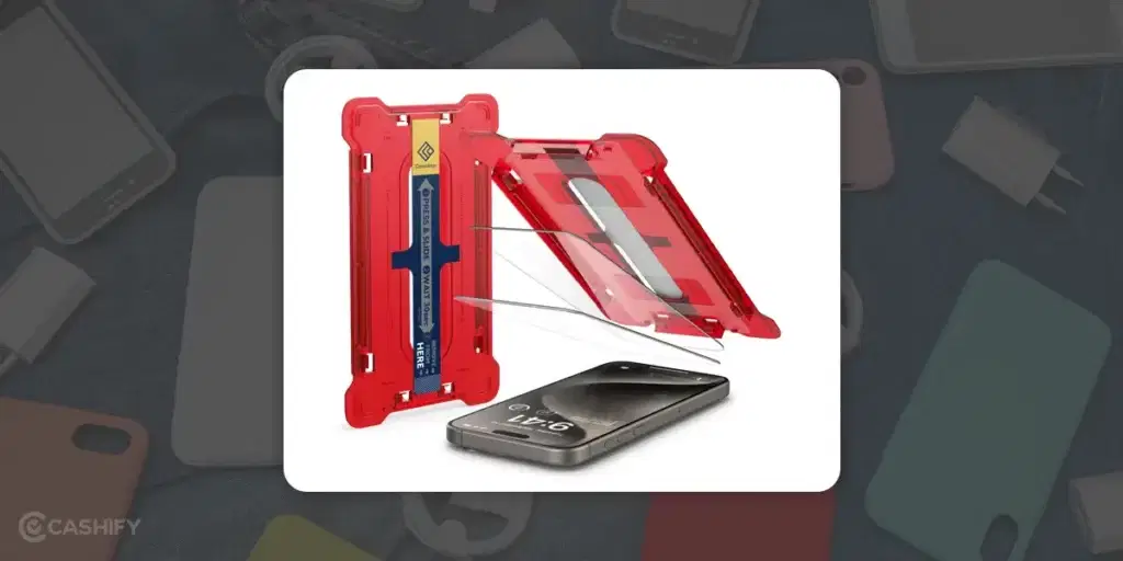 Caseology Fit Tempered Glass Screen Protector for iPhone 15