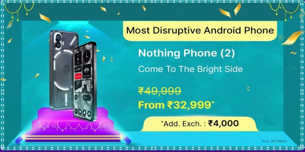 Nothing Phone (2) Will Be Available For Rs.32,999