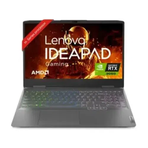 Lenovo Ideapad Gaming 3 82SB00V4IN AMD Hexa Core Ryzen 5 8 GB 512 GB SSD Windows 11 4 GB Front