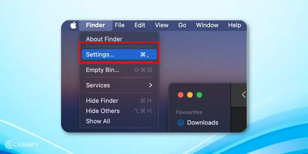 Check Mac’s Finder Sidebar to fix macbook not detecting iPhone issue