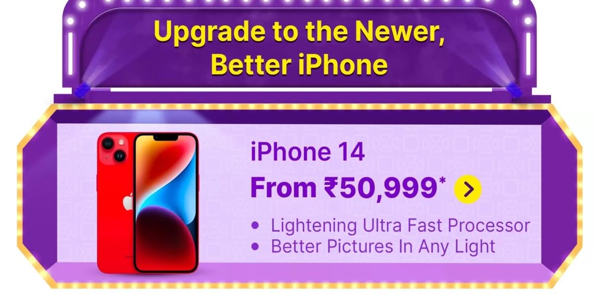 iPhone 14 Big Billion Days Sale