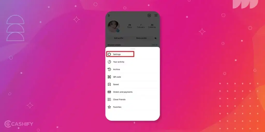Steps to Hide Online In Instagram Using iPhone - step -3