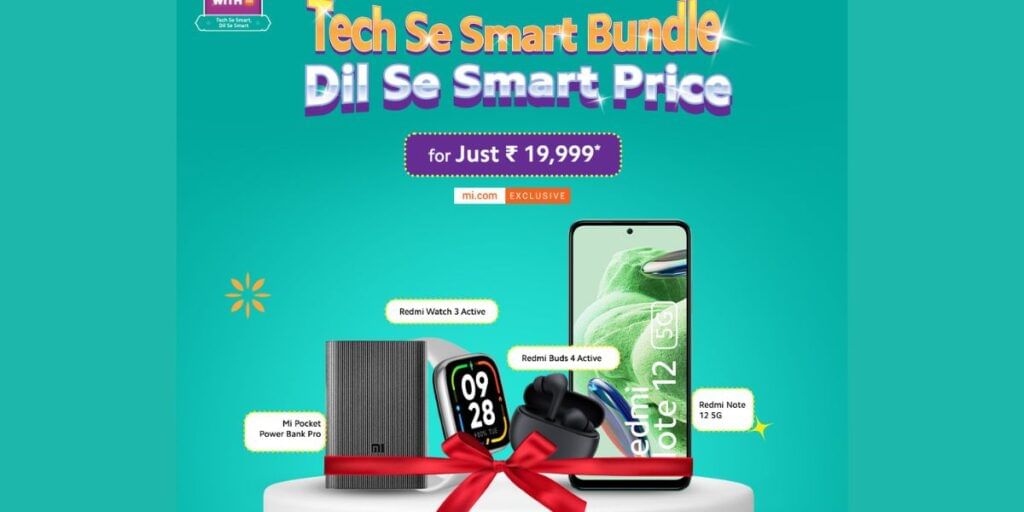 Xiaomi #TechSeSmartDilSeSmart Bundle offers four products
