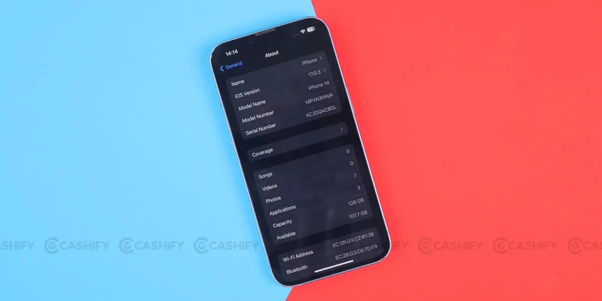 Apple iPhone 14 Software and UI
