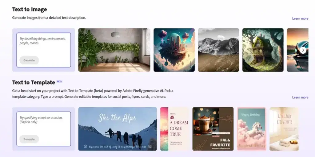 Adobe Firefly Design AI Model