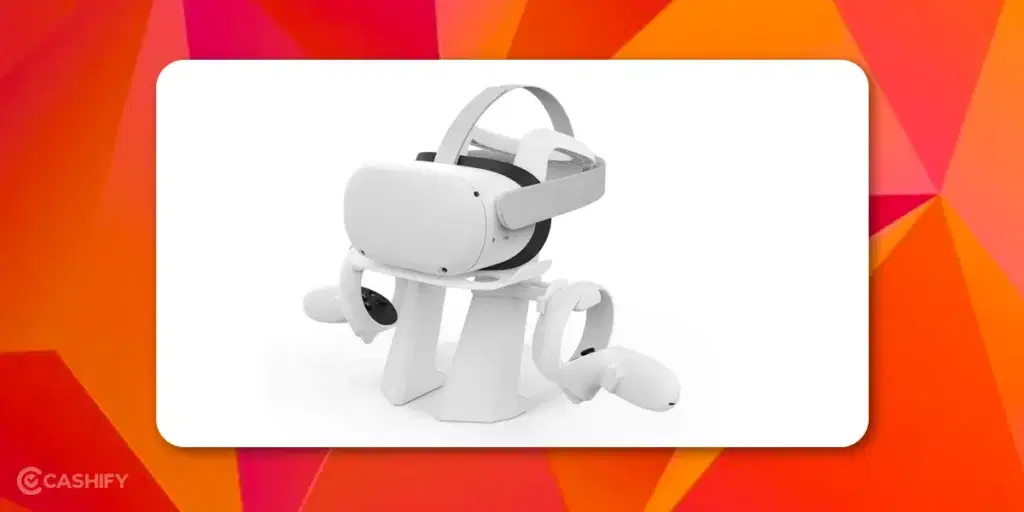 AMVR VR Headset and Touch Controllers Display Stand - best VR headsets