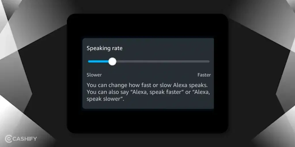 Speak rate control