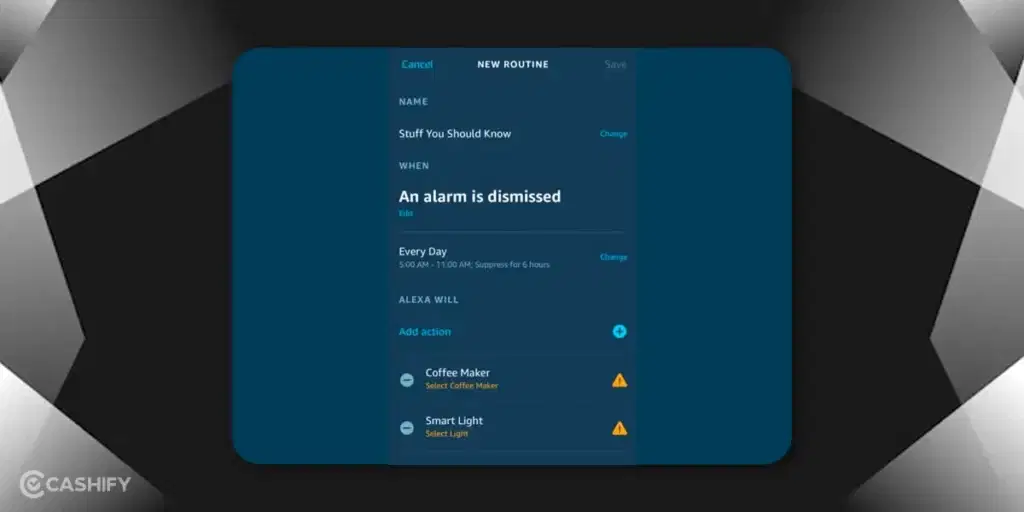 amazon echo dot hidden features- set routine