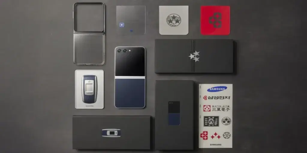Samsung Galaxy Z Flip 5 Retro Box Contents