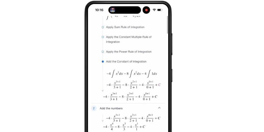 Google Search can now provide step by step solution for math problems