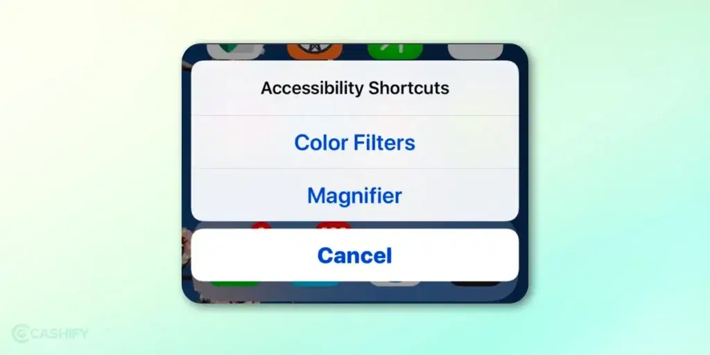 Accessibility Shortcuts
