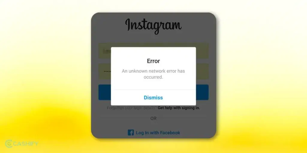 internet connection error