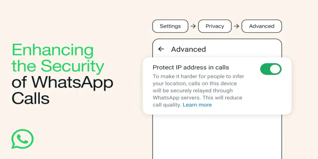 Protect IP Address In WhatsApp calls with this feature
