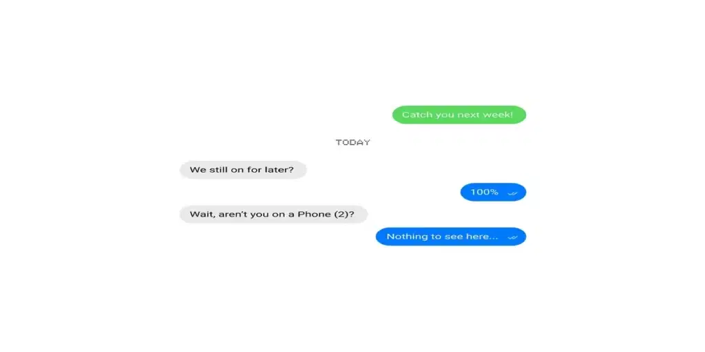 Nothing Chats Ends the Green Bubbles Debate