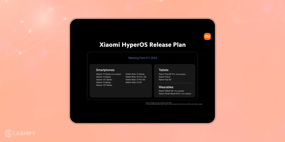 HyperOS Release date in India full Plan for Smartphones, Tablets, and Wearables
