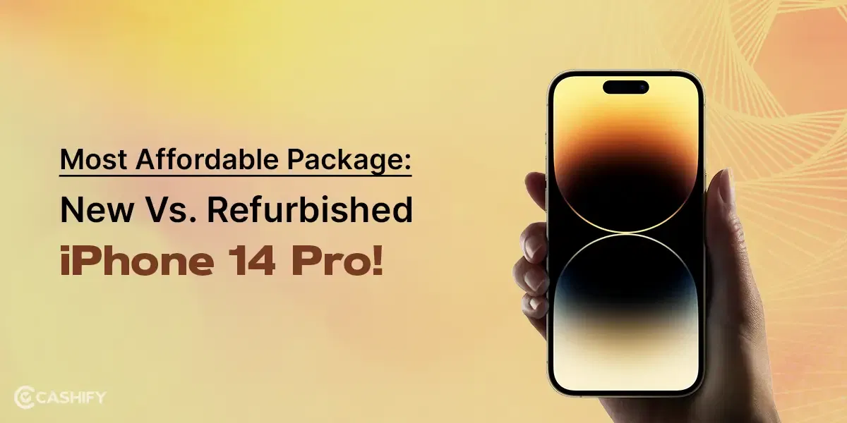New Vs. Refurbished iPhone 14 Pro: Most Affordable Package!