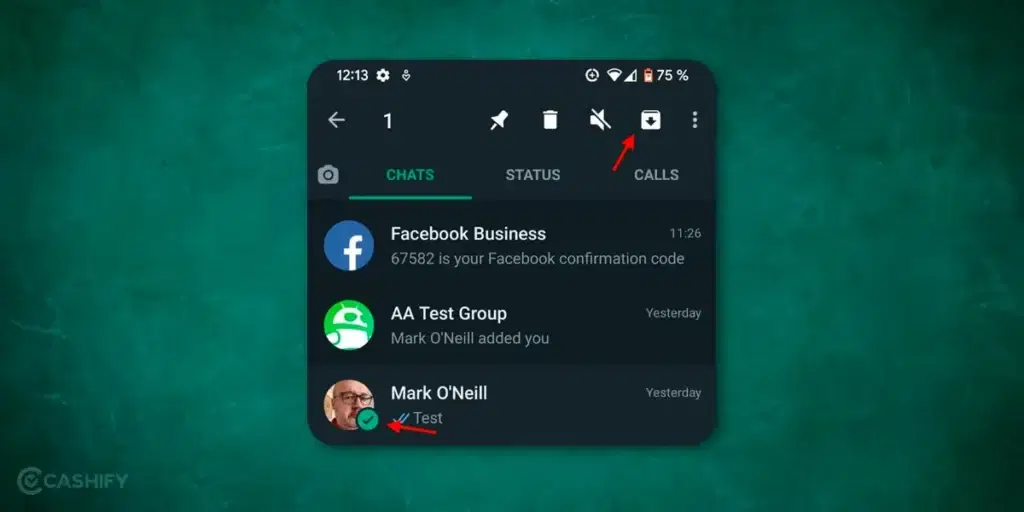 archieve group on whatsapp