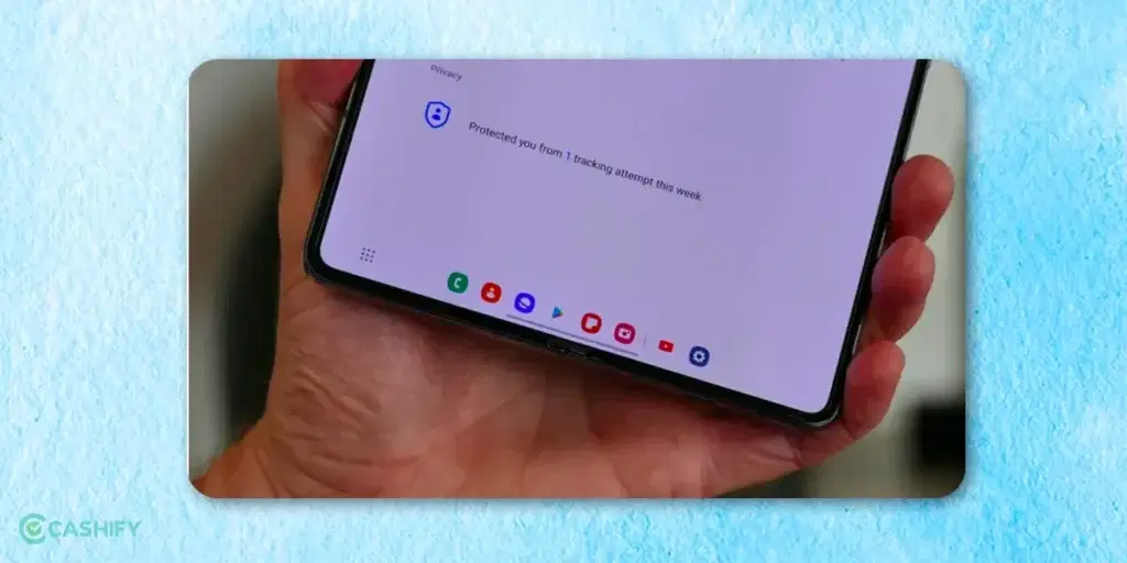 Taskbar on foldable smartphone