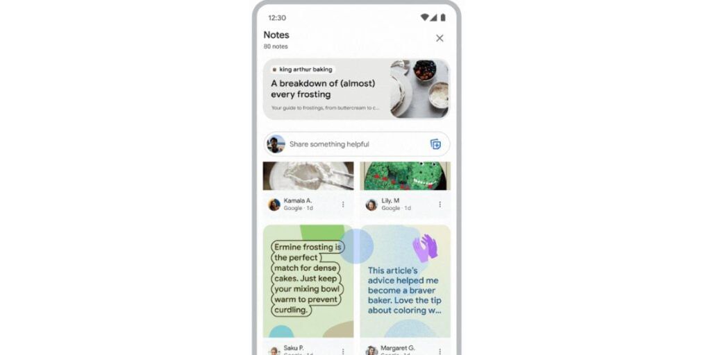 Google Search Gets New Notes Features