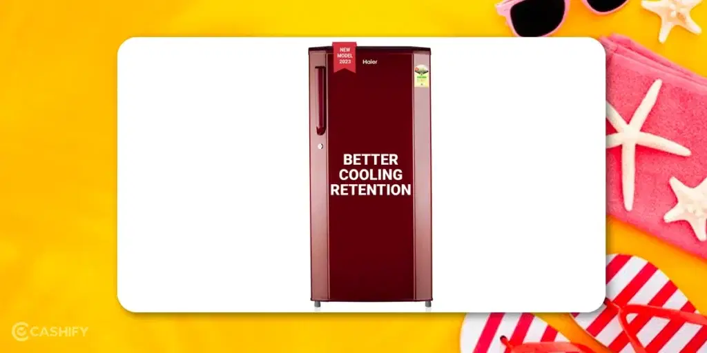 Haier 165 L 1 Star Direct Cool Single Door Refrigerator (HED-171RS-P)