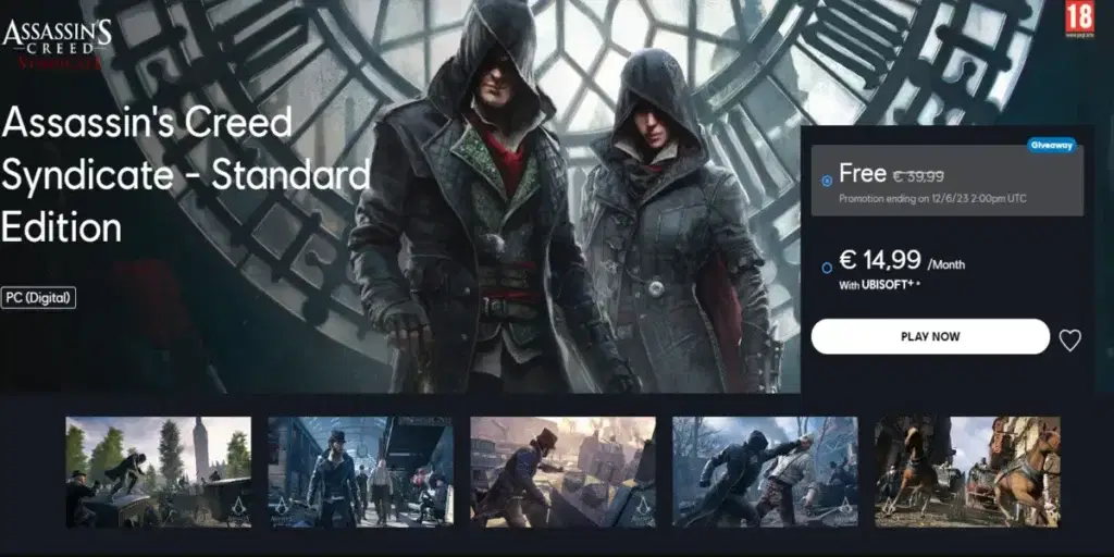 How To Claim Assassin's Creed Syndicate For Free
