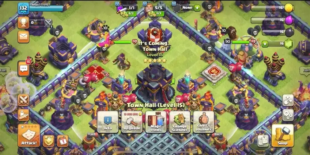 Town Hall 16 Upgrade Will Cost 18 Million Gold