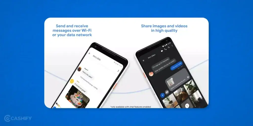 RCS support for iOS and Android-Special features