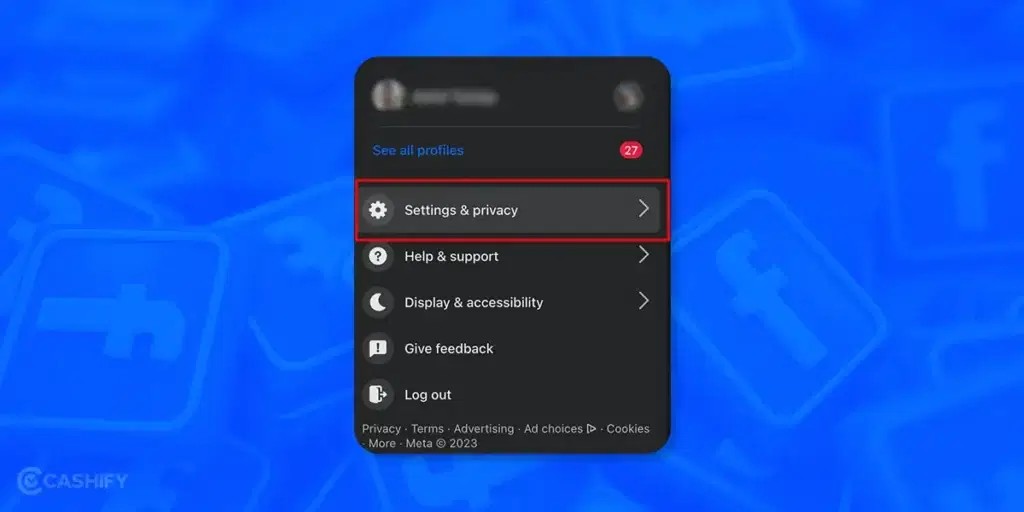 Settings and Privact on Facebook