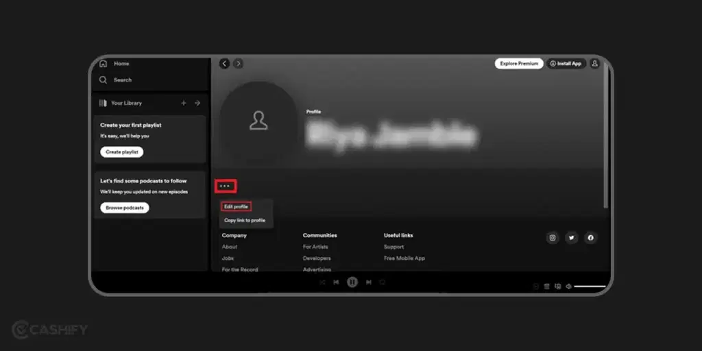 How to change Spotify display name on the desktop? - step - 4