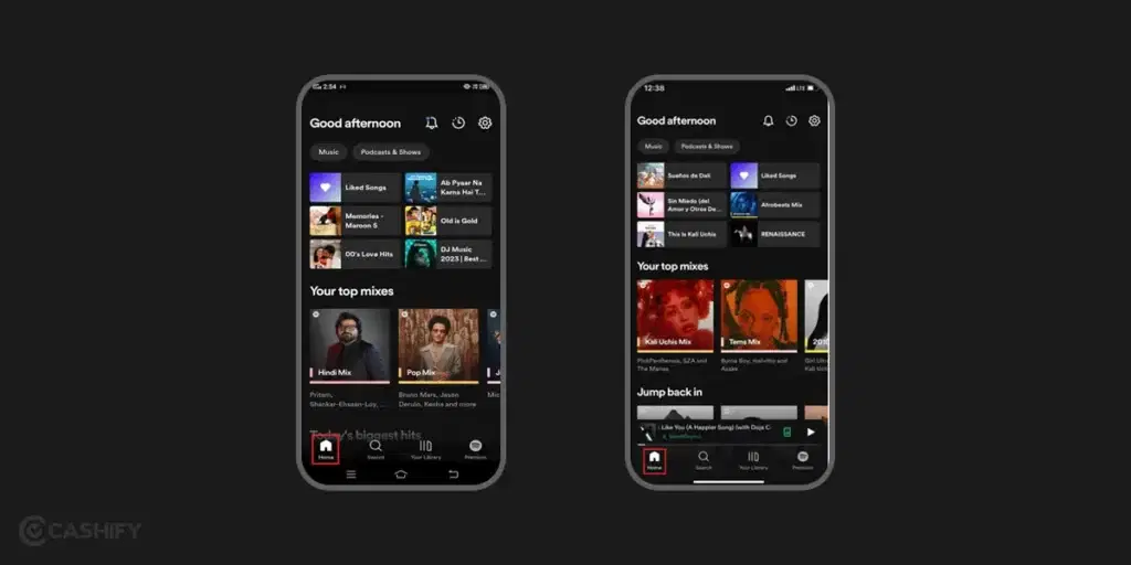How to change Spotify display name on the mobile? - step -1