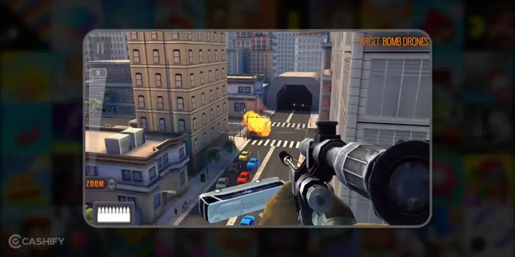 Sniper 3D offline game for iOS