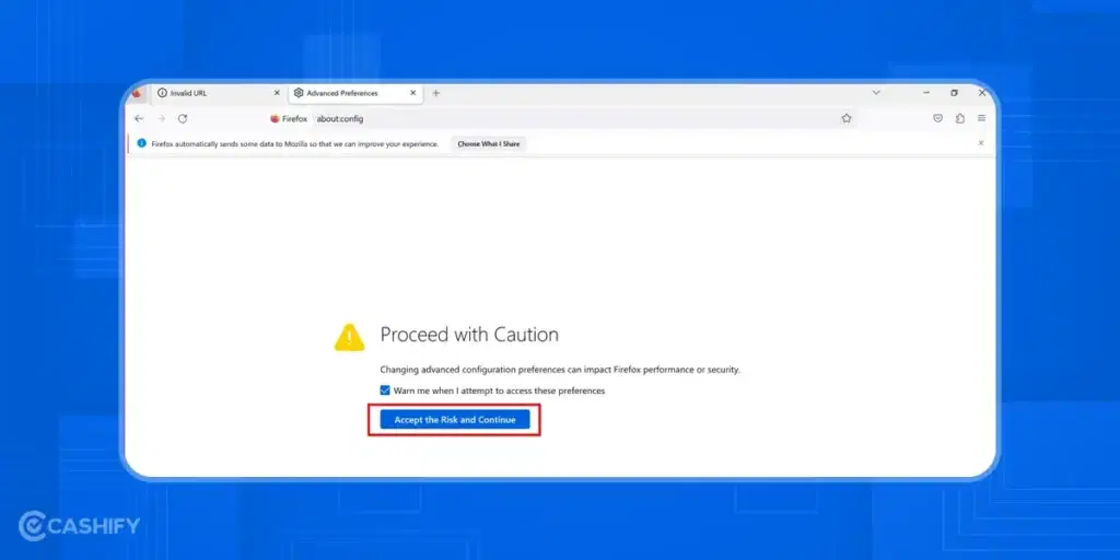 Mozilla Firefox - parallel downloading - desktop - step -2