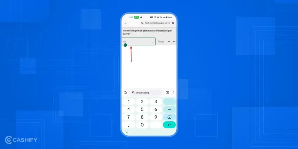 Mozilla Firefox - parallel downloading - Mobile- step -4