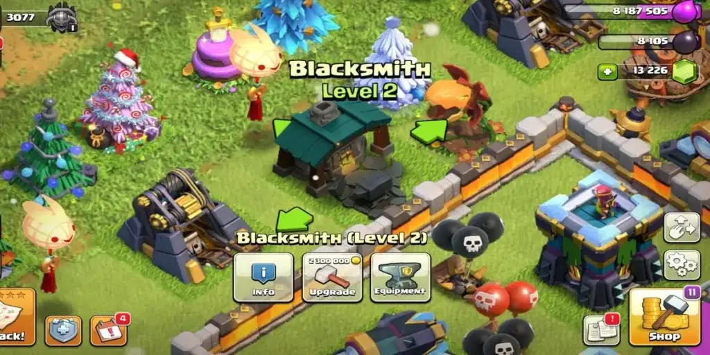 What is BlackSmith In Clash of Clans?