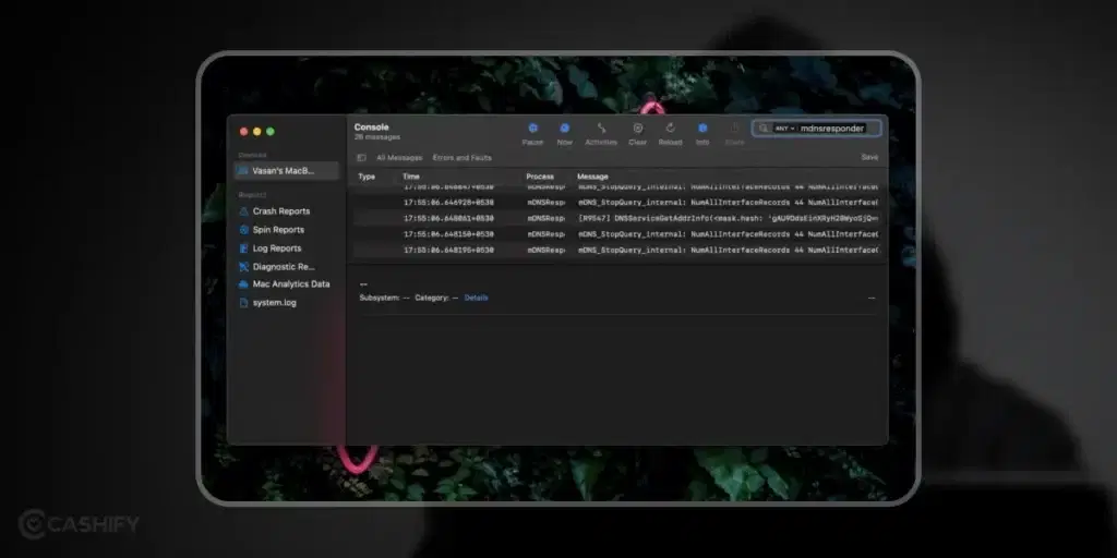 Steps to view incognito history on Mac - step -4