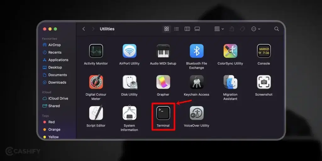 Steps to delete incognito history on Mac - step -2