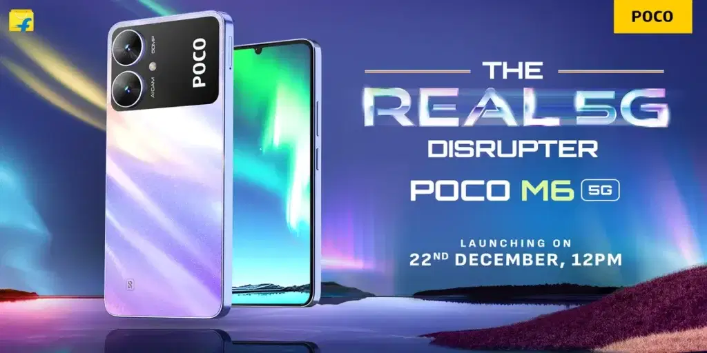 Poco M6 5G to launch on December 22 in India