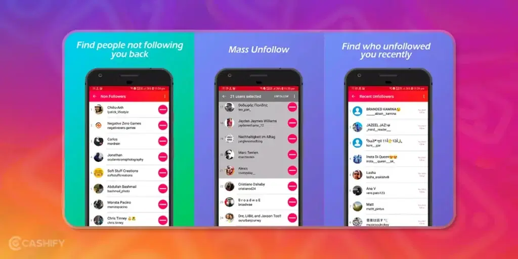 Follow Cop App to identify who unfollowed you on Instagram