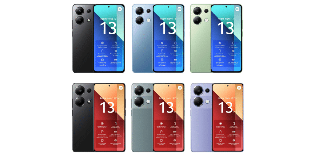 Redmi Note 13 Series 4G Specifications