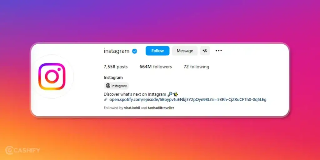 instagram blue tick verification