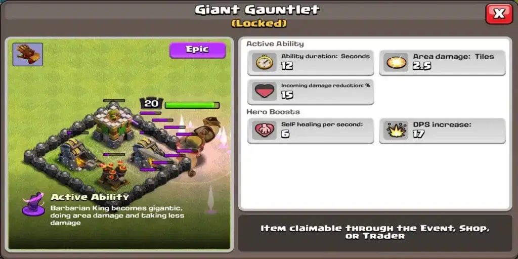 What is The Giant Gauntlet in Clash of Clans (COC)?