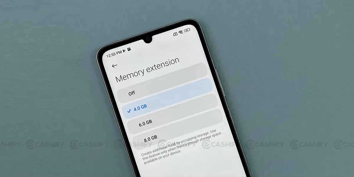 Poco M6 5G RAM Extension