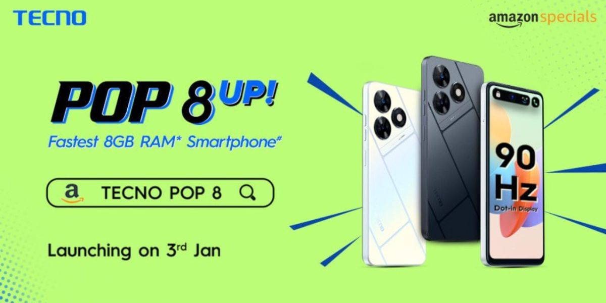 Tecno Pop 8 Is Set To Launch In January This Date, What’s New