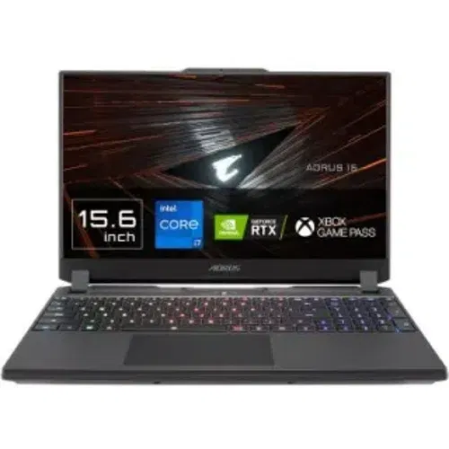 Gigabyte AORUS 15 XE4 Core i7 12th Gen 16 GB 1 TB SSD Windows 11 8 GB Front