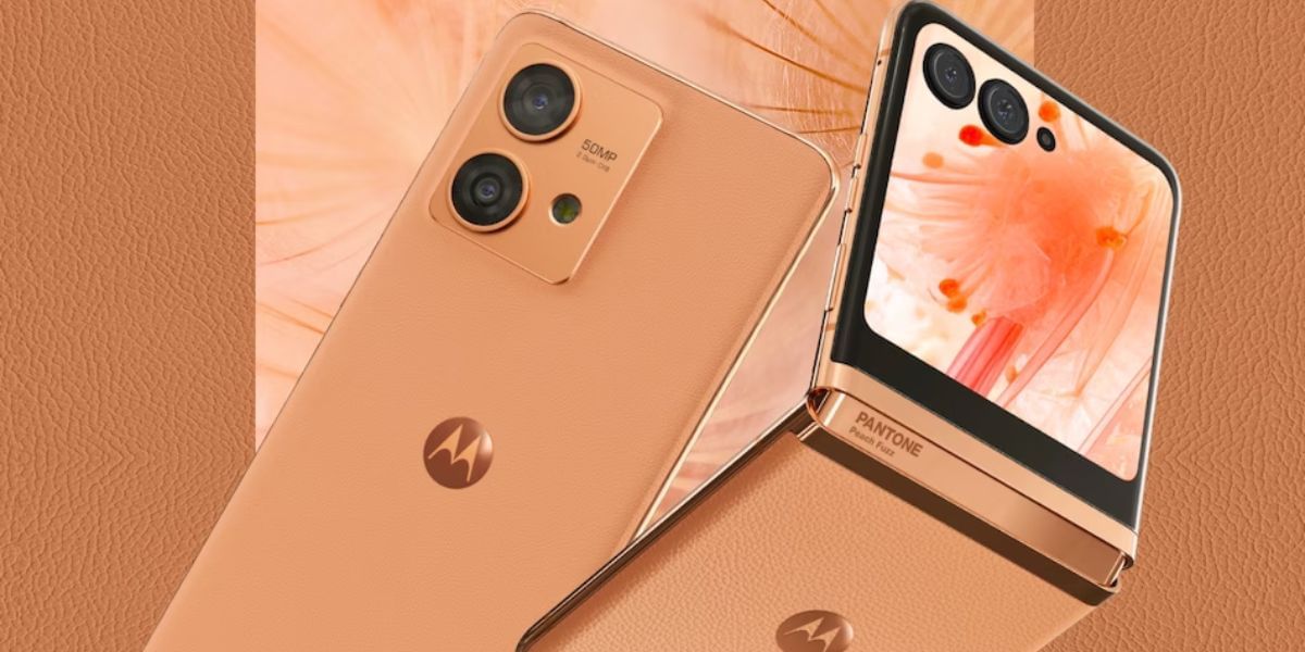 Motorola Razr 40 Ultra And Edge 40 Neo Revealed In Peach Fuzz Edition