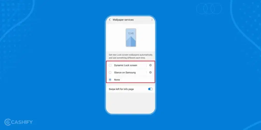 How to disable glance lock screen