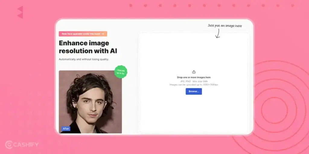 Icons8 Smart Upscaler to improve image quality