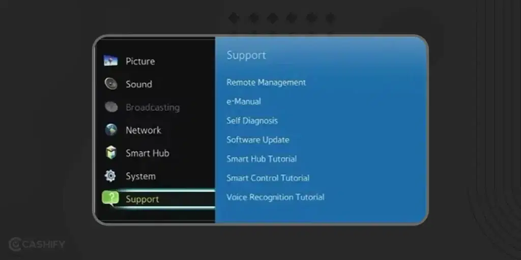 Go for your smart TV’s factory reset - step-2