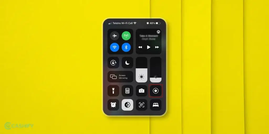 screen recording - ios - step -2